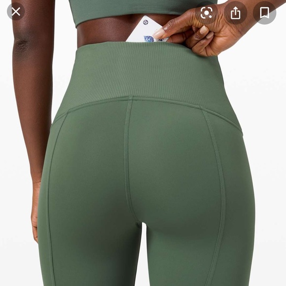 LULULEMON Train free high rise crop 23” - Picture 6 of 8